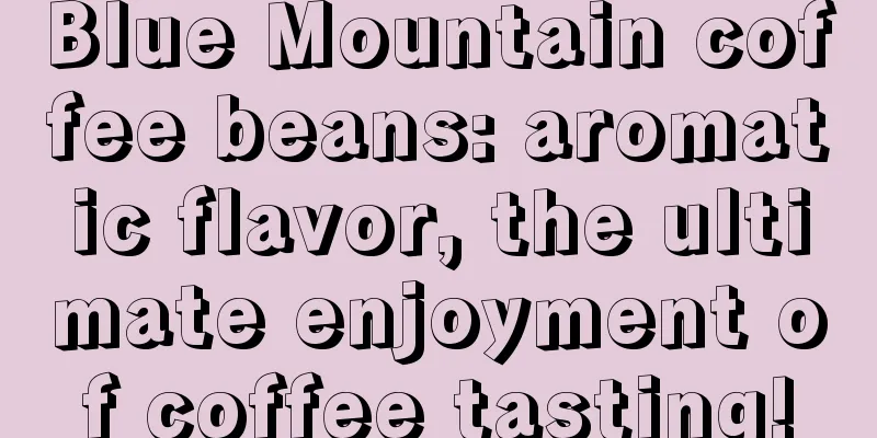 Blue Mountain coffee beans: aromatic flavor, the ultimate enjoyment of coffee tasting!