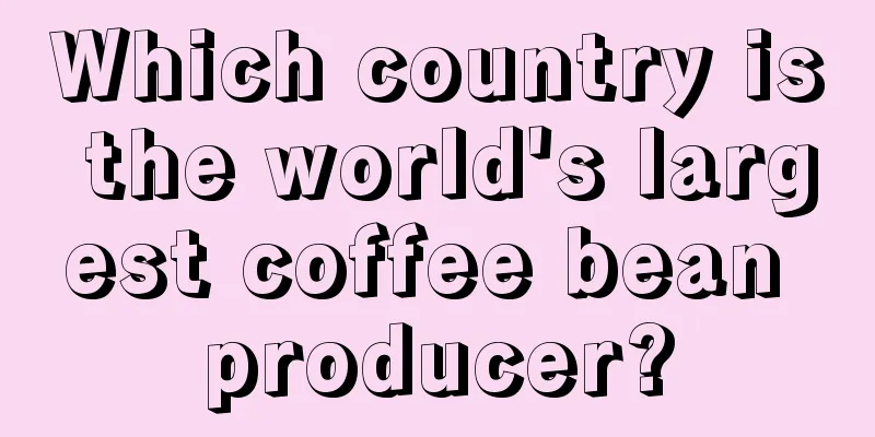 Which country is the world's largest coffee bean producer?