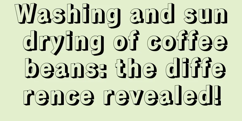 Washing and sun drying of coffee beans: the difference revealed!