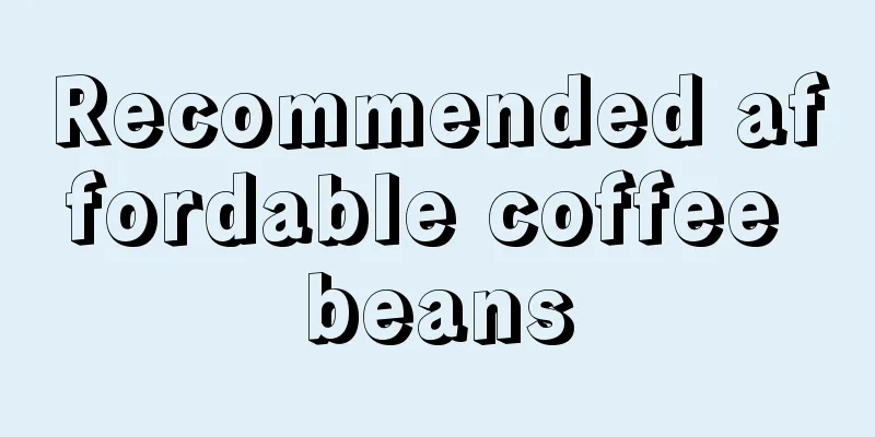 Recommended affordable coffee beans