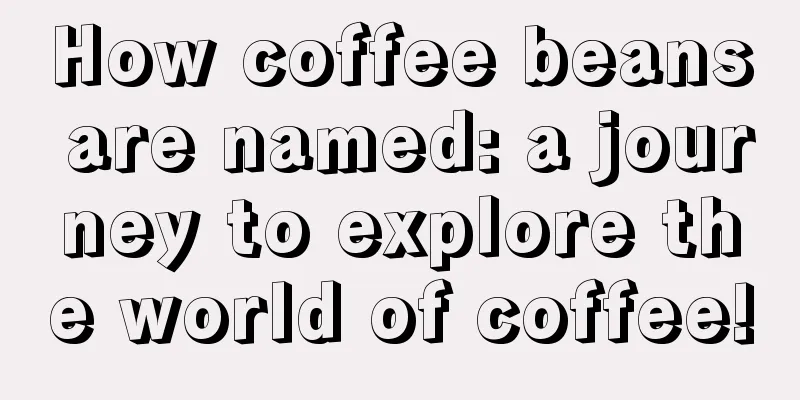 How coffee beans are named: a journey to explore the world of coffee!