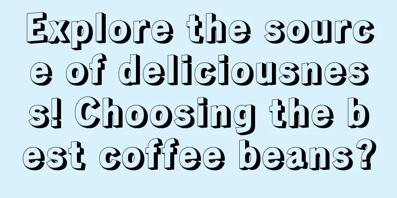 Explore the source of deliciousness! Choosing the best coffee beans?