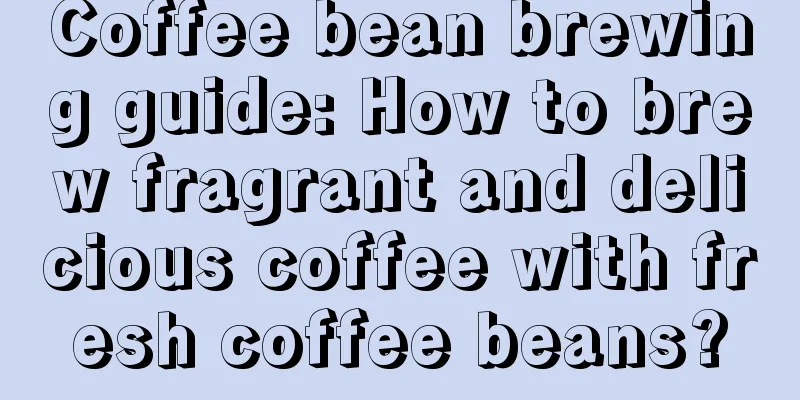 Coffee bean brewing guide: How to brew fragrant and delicious coffee with fresh coffee beans?