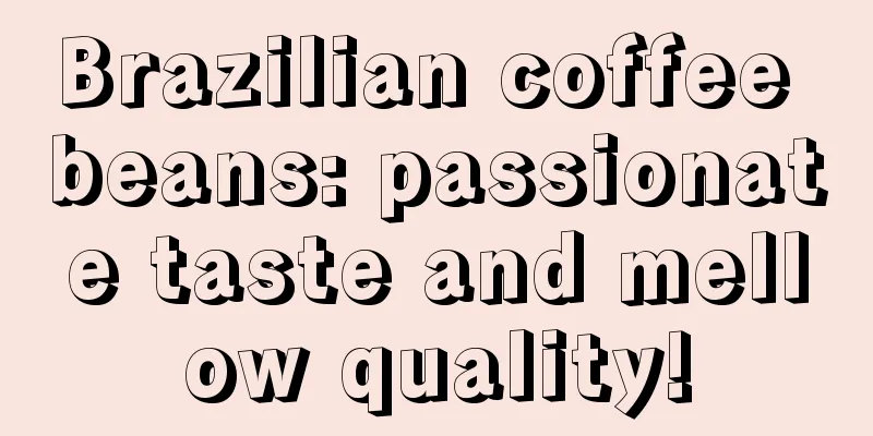 Brazilian coffee beans: passionate taste and mellow quality!