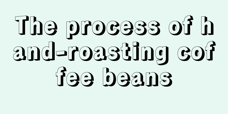 The process of hand-roasting coffee beans