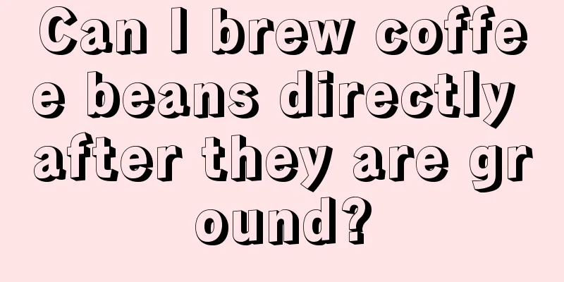 Can I brew coffee beans directly after they are ground?