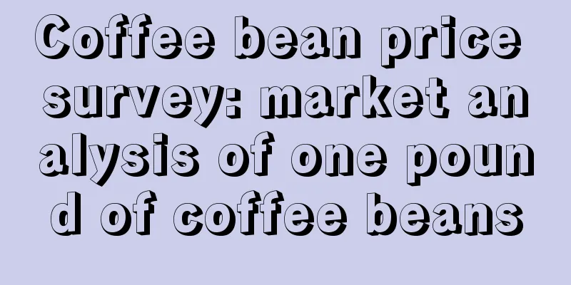 Coffee bean price survey: market analysis of one pound of coffee beans