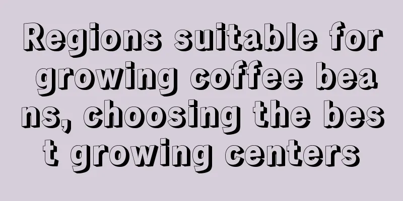 Regions suitable for growing coffee beans, choosing the best growing centers