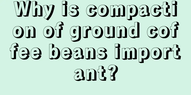 Why is compaction of ground coffee beans important?