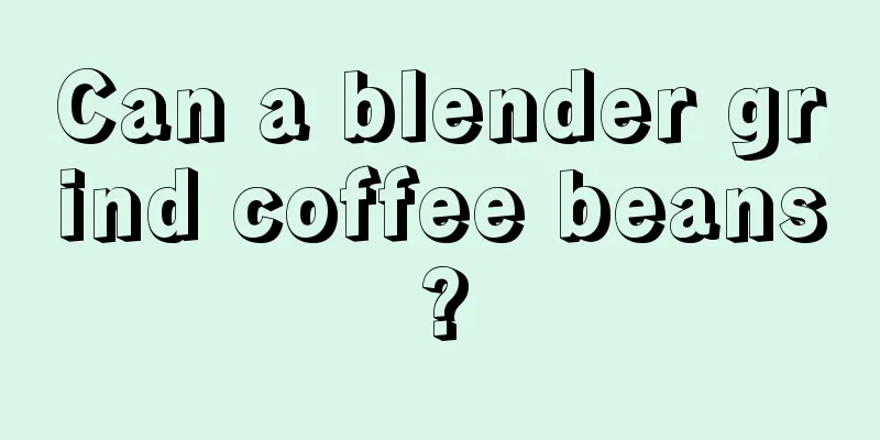 Can a blender grind coffee beans?