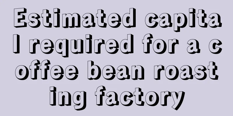 Estimated capital required for a coffee bean roasting factory