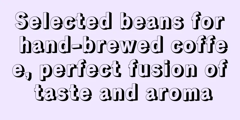 Selected beans for hand-brewed coffee, perfect fusion of taste and aroma