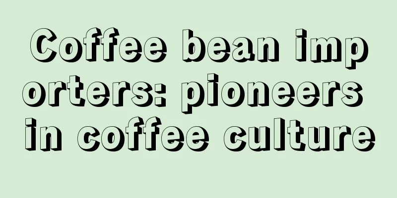 Coffee bean importers: pioneers in coffee culture