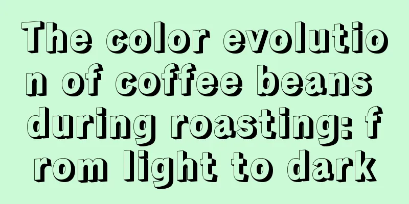 The color evolution of coffee beans during roasting: from light to dark