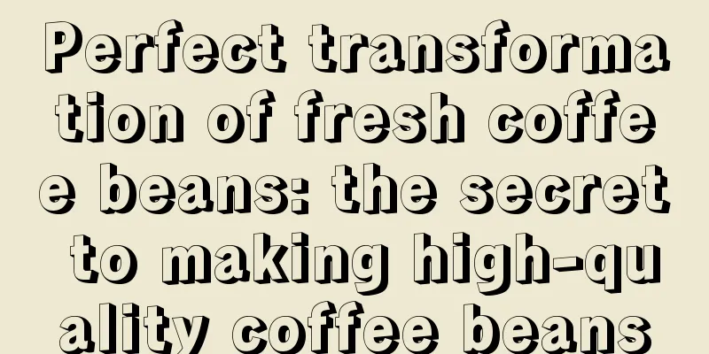 Perfect transformation of fresh coffee beans: the secret to making high-quality coffee beans