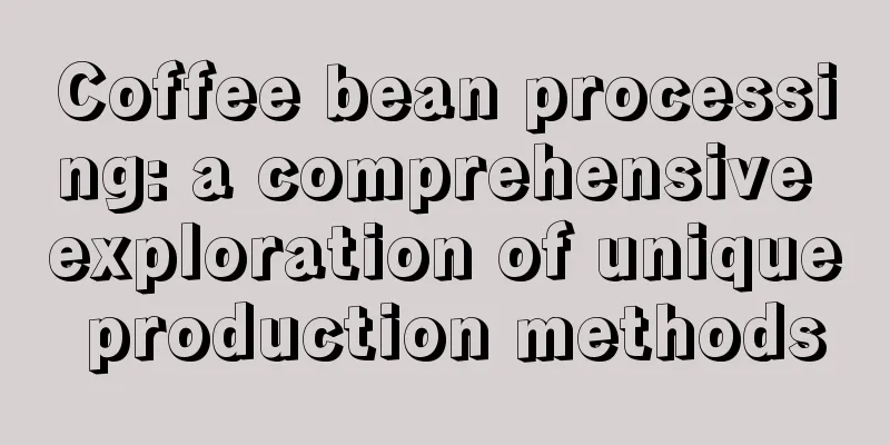 Coffee bean processing: a comprehensive exploration of unique production methods