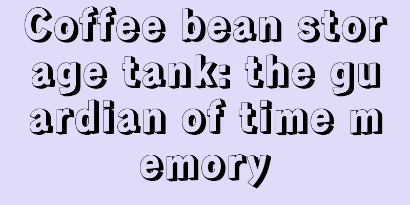 Coffee bean storage tank: the guardian of time memory