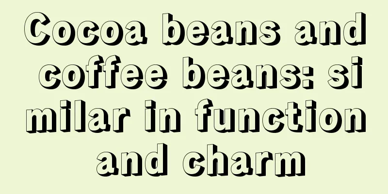 Cocoa beans and coffee beans: similar in function and charm