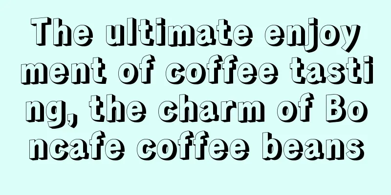 The ultimate enjoyment of coffee tasting, the charm of Boncafe coffee beans