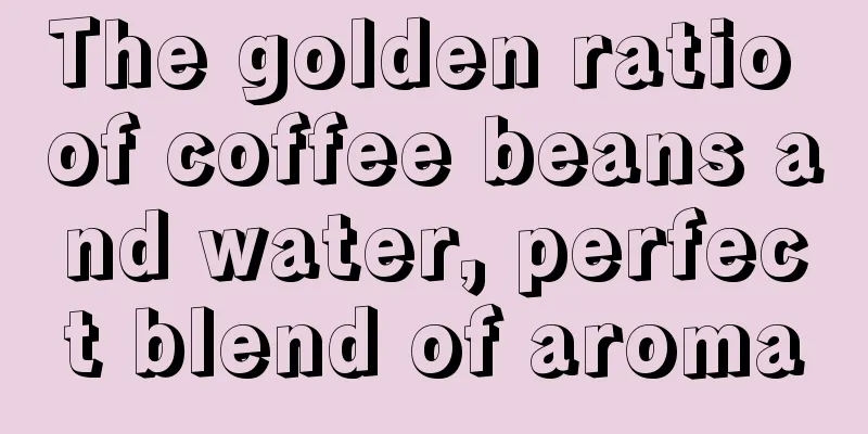 The golden ratio of coffee beans and water, perfect blend of aroma