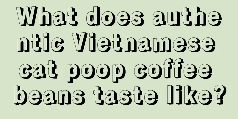 What does authentic Vietnamese cat poop coffee beans taste like?