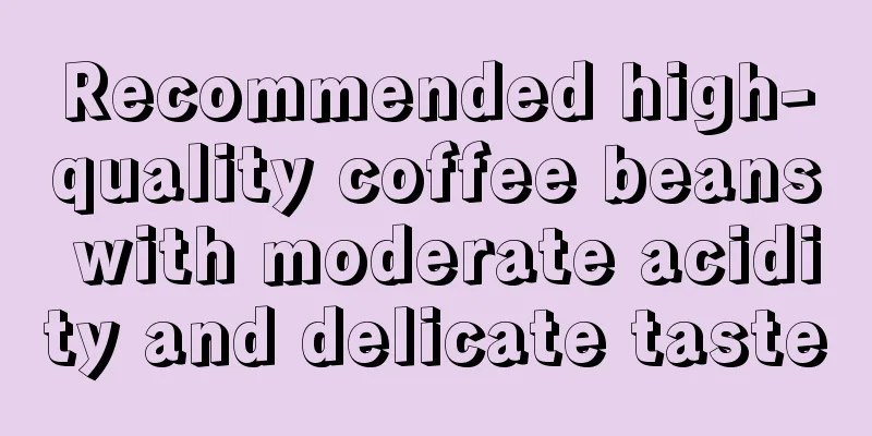 Recommended high-quality coffee beans with moderate acidity and delicate taste