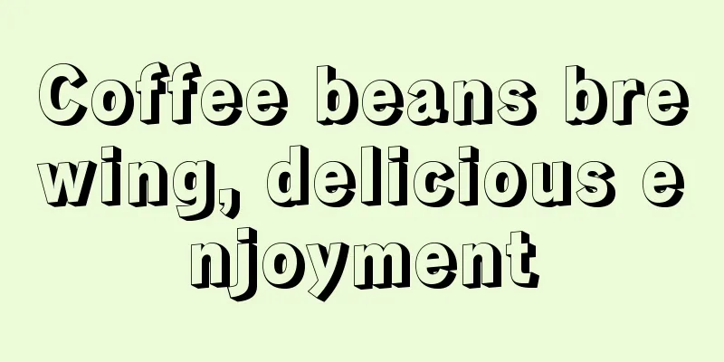 Coffee beans brewing, delicious enjoyment