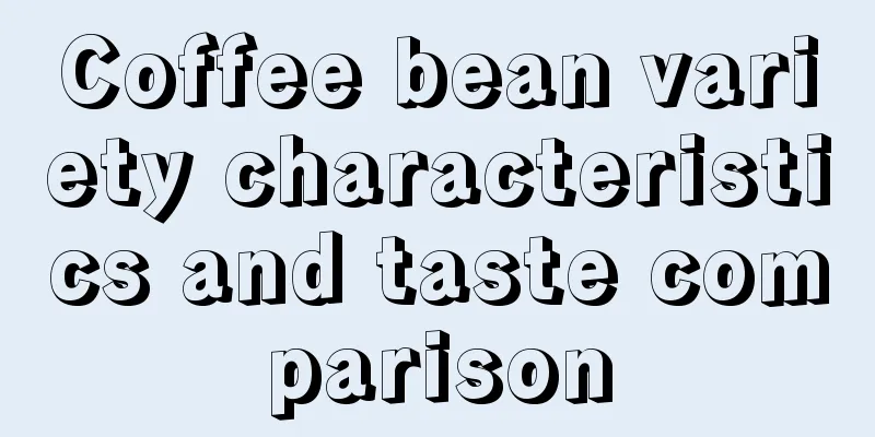 Coffee bean variety characteristics and taste comparison