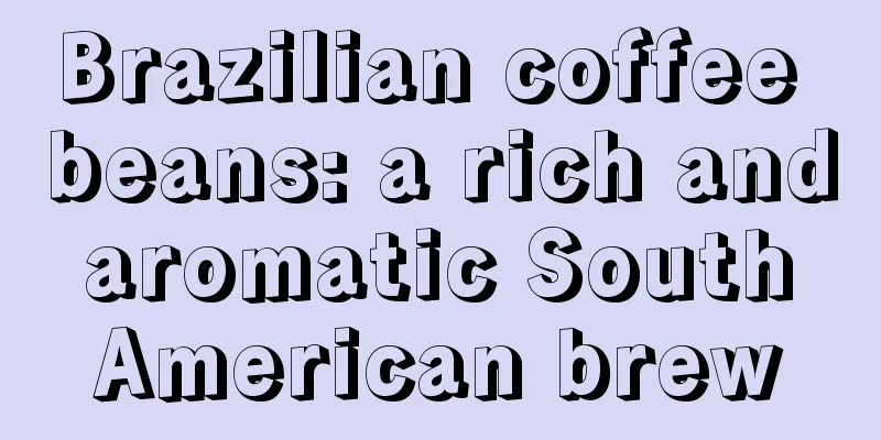 Brazilian coffee beans: a rich and aromatic South American brew