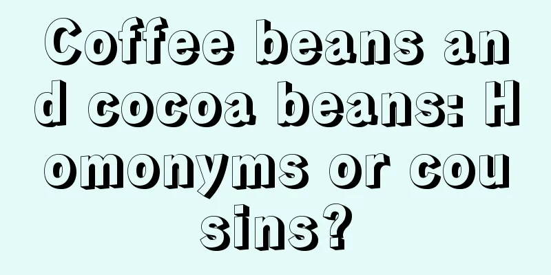 Coffee beans and cocoa beans: Homonyms or cousins?