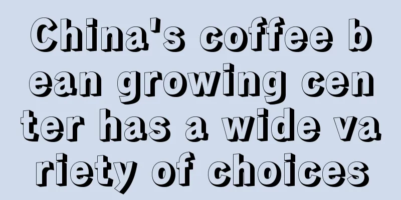 China's coffee bean growing center has a wide variety of choices