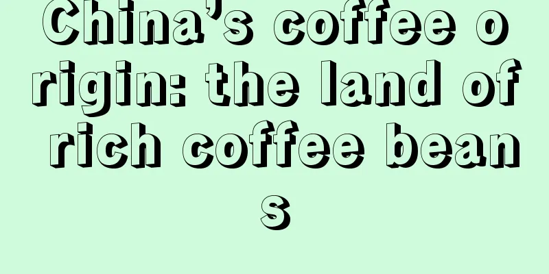 China’s coffee origin: the land of rich coffee beans