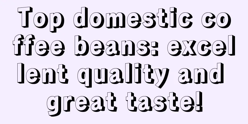 Top domestic coffee beans: excellent quality and great taste!