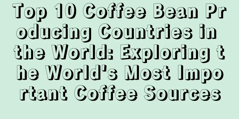 Top 10 Coffee Bean Producing Countries in the World: Exploring the World's Most Important Coffee Sources