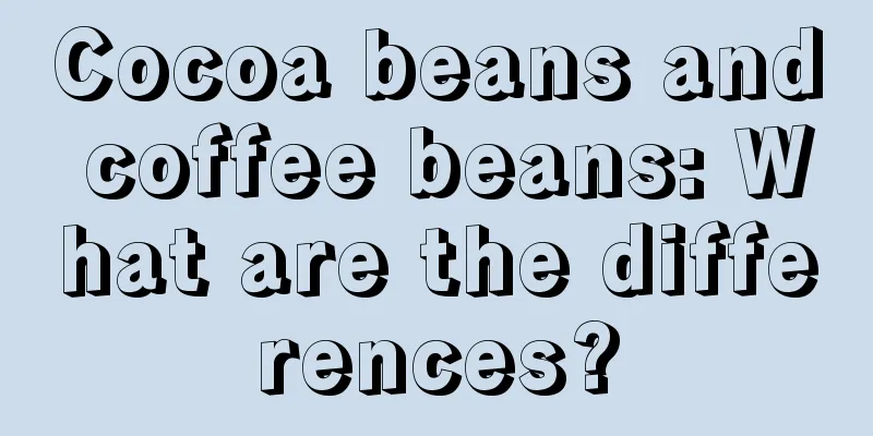 Cocoa beans and coffee beans: What are the differences?