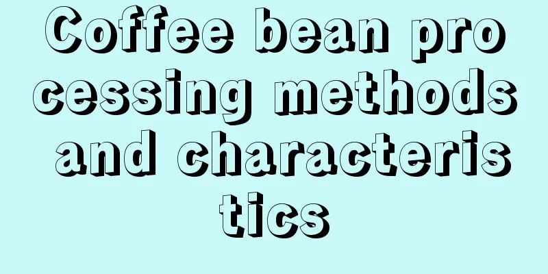 Coffee bean processing methods and characteristics