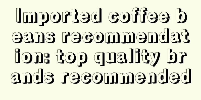 Imported coffee beans recommendation: top quality brands recommended