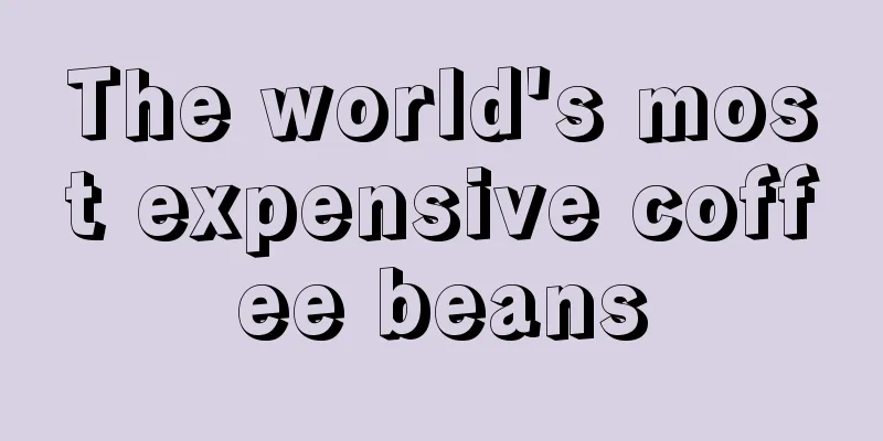 The world's most expensive coffee beans