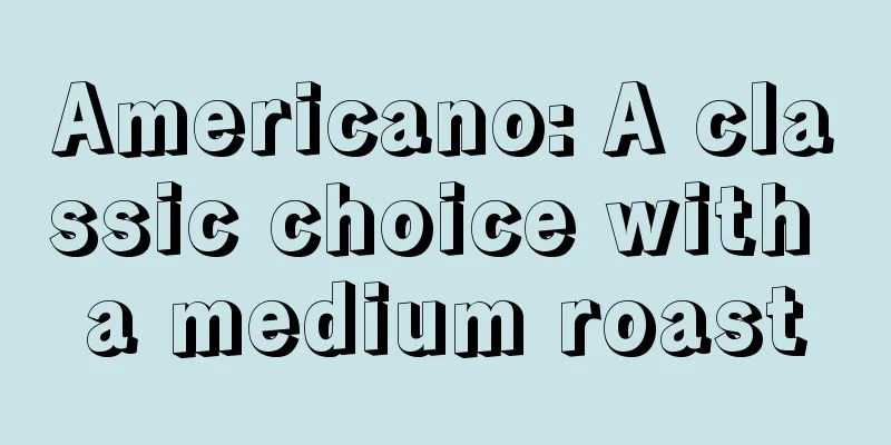 Americano: A classic choice with a medium roast