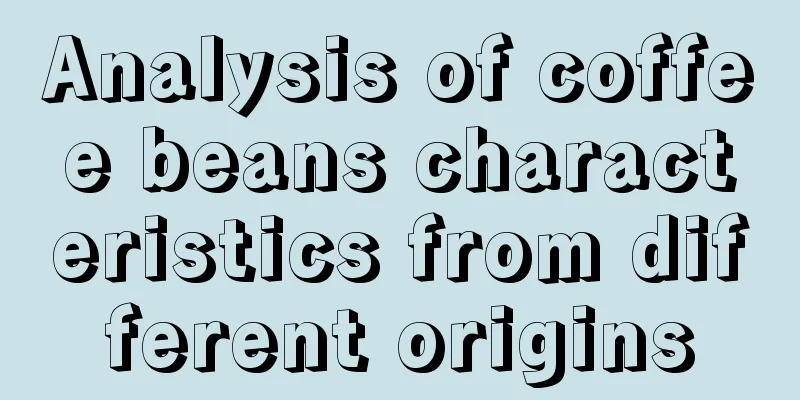 Analysis of coffee beans characteristics from different origins