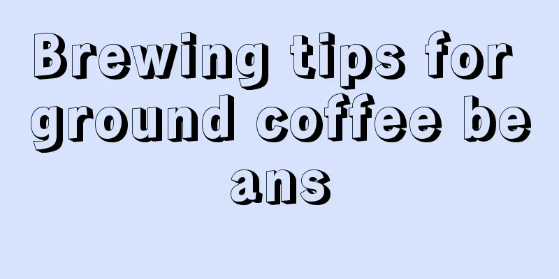 Brewing tips for ground coffee beans