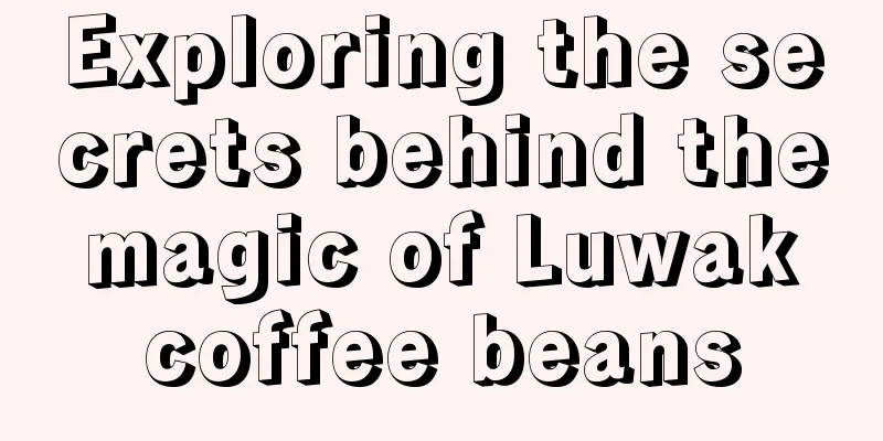 Exploring the secrets behind the magic of Luwak coffee beans