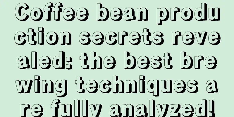 Coffee bean production secrets revealed: the best brewing techniques are fully analyzed!