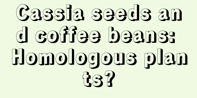 Cassia seeds and coffee beans: Homologous plants?