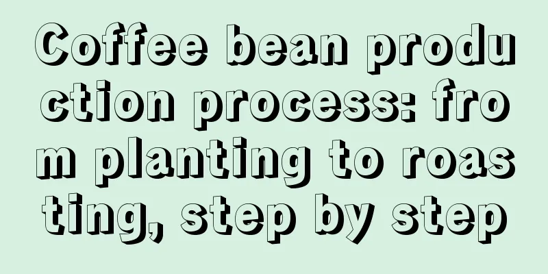 Coffee bean production process: from planting to roasting, step by step