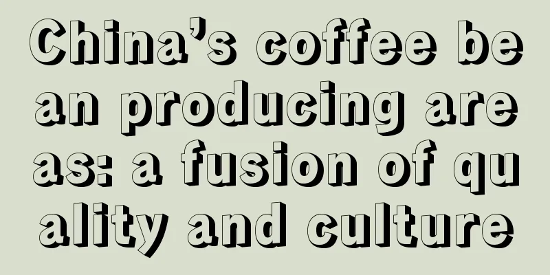 China’s coffee bean producing areas: a fusion of quality and culture