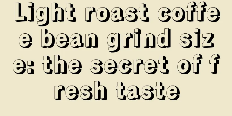 Light roast coffee bean grind size: the secret of fresh taste