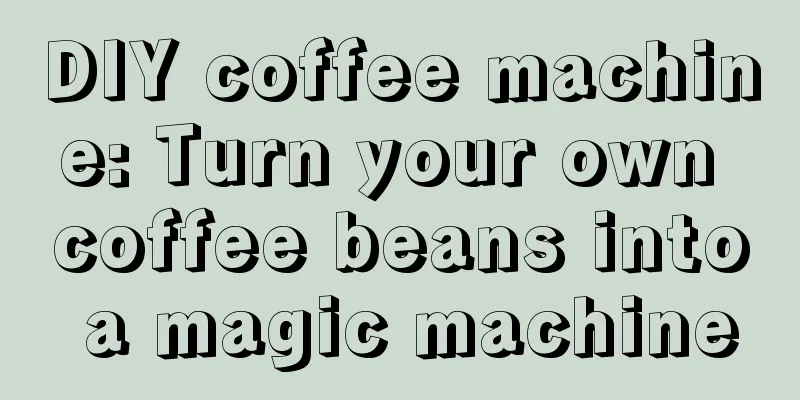 DIY coffee machine: Turn your own coffee beans into a magic machine