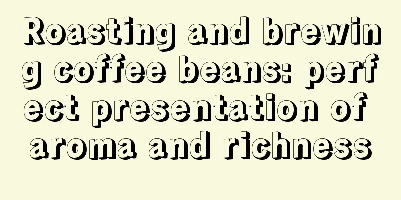 Roasting and brewing coffee beans: perfect presentation of aroma and richness