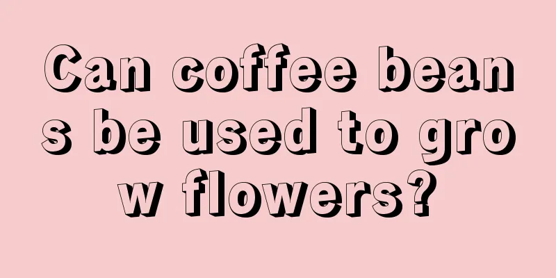 Can coffee beans be used to grow flowers?